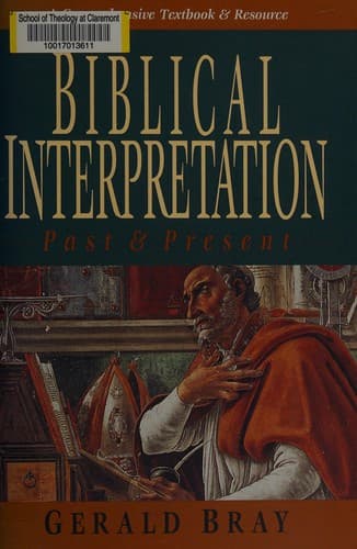 Cover image for Biblical interpretation