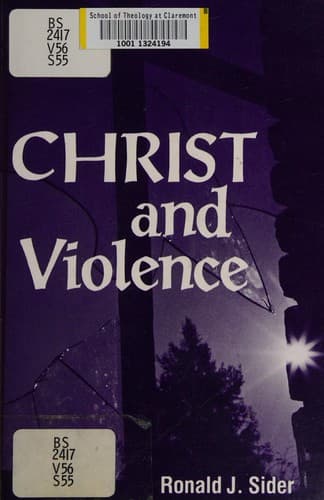Cover image for Christ and violence