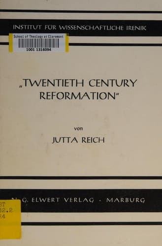 "Twentieth century reformation"; dynamischer Fundamentalismus nach Geschichte und Erscheinung