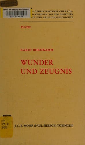Wunder und Zeugnis