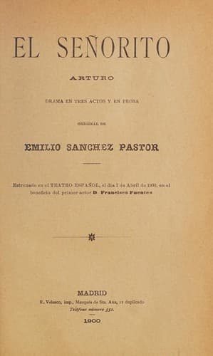 El se©łorito Arturo