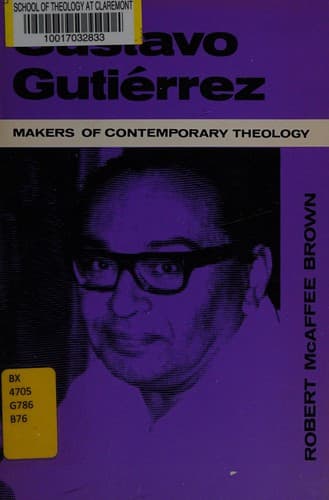 Cover image for Gustavo Gutiérrez