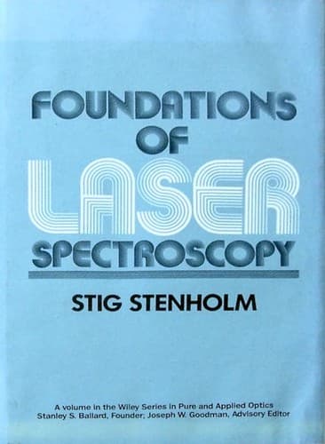 Cover image for Foundations of laser spectroscopy
