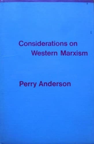 Cover image for Considerations on Western Marxism