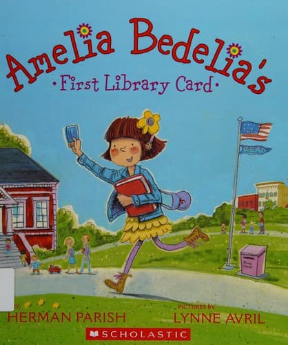 Cover image for Amelia Bedelia's first library card