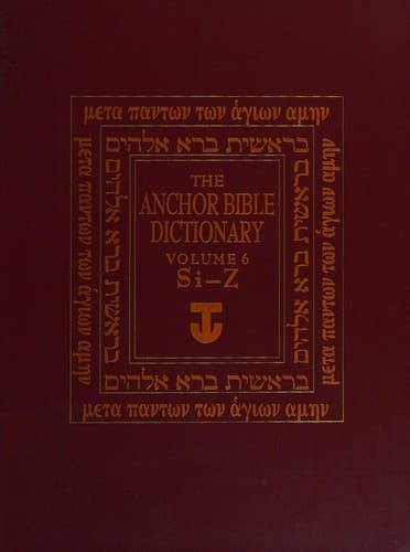 Cover image for Anchor Bible dictionary