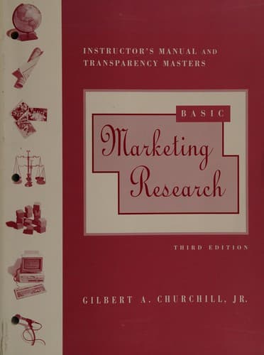Cover image for Basic marketing research