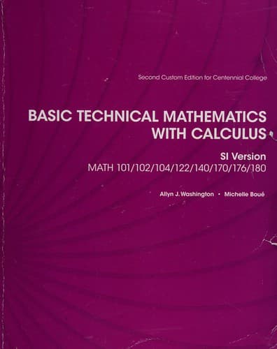 Cover image for Basic technical mathematics with calculus
