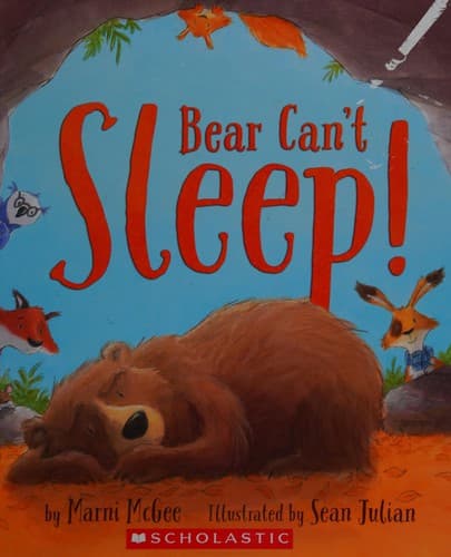 Cover image for Bear can't sleep!