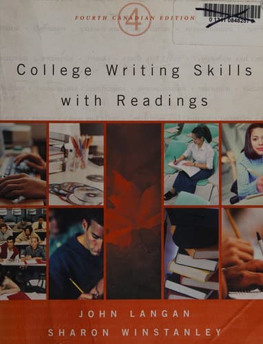 Cover image for College writing skills with readings