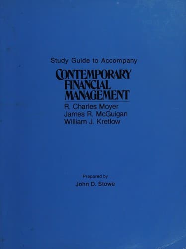 Cover image for Contemporary financial management