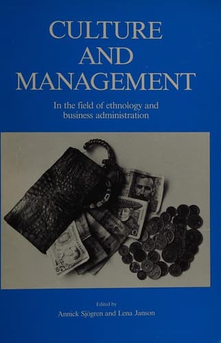 Culture and management in the field of ethnology and business administration