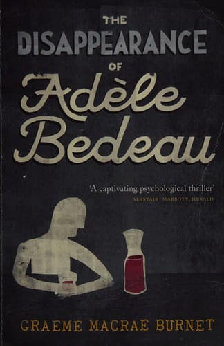 Cover image for The disappearance of Adèle Bedeau