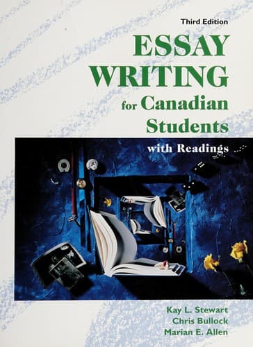 Cover image for Essay writing for Canadian students