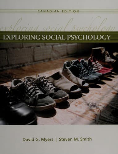 Cover image for Exploring social psychology