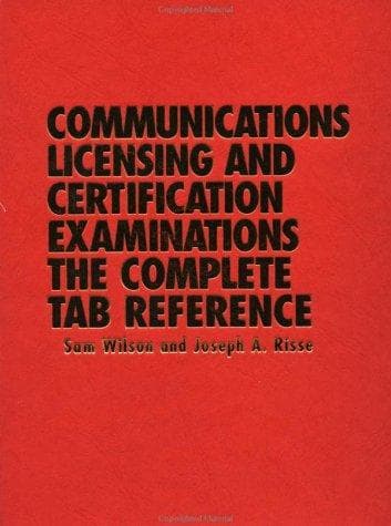 Cover image for Communications Licensing and Certification Examinations