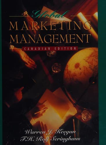 Cover image for Global marketing management