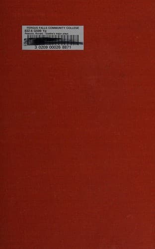 Cover image for Goethe's Major Plays