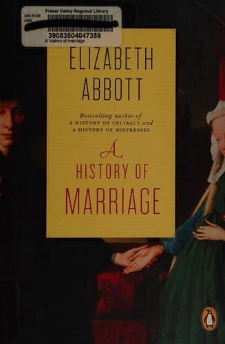 Cover image for A history of marriage