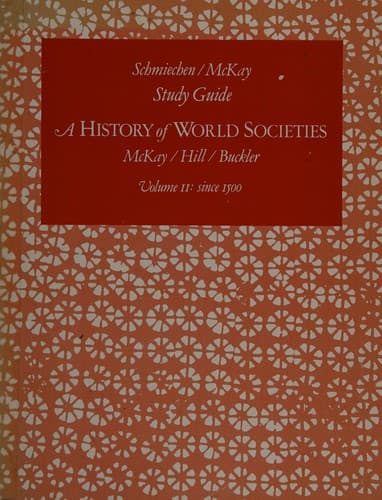Cover image for A history of world societies