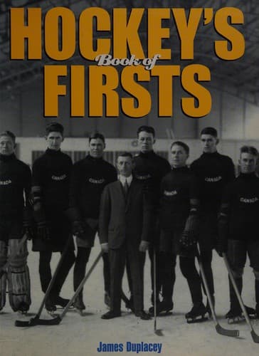 Cover image for Hockey's Book of Firsts