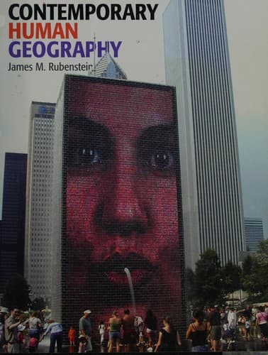Cover image for Contemporary human geography