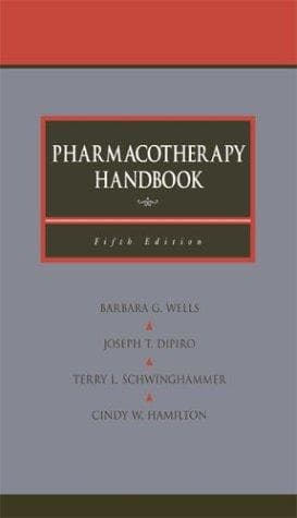 Cover image for Pharmacotherapy Handbook