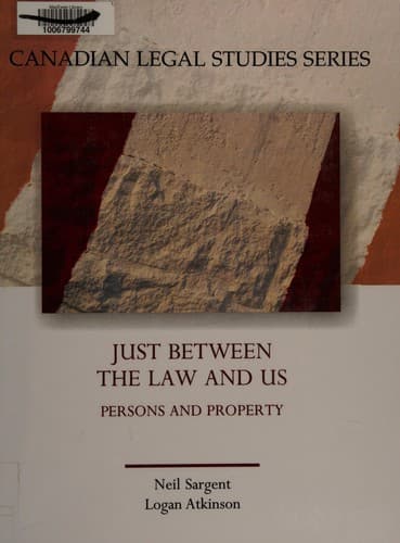 Cover image for Just between the law and us