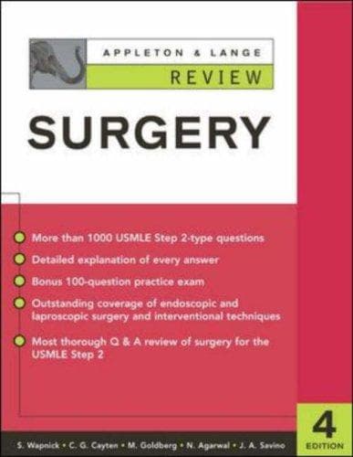 Cover image for Appleton & Lange Review of Surgery