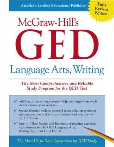 Cover image for McGraw-Hill's GED Language Arts, Writing