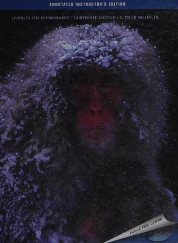 Cover image for Living in the environment