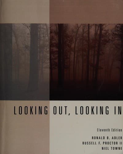 Cover image for Looking out, looking in