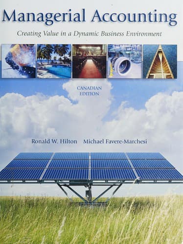 Cover image for Managerial accounting