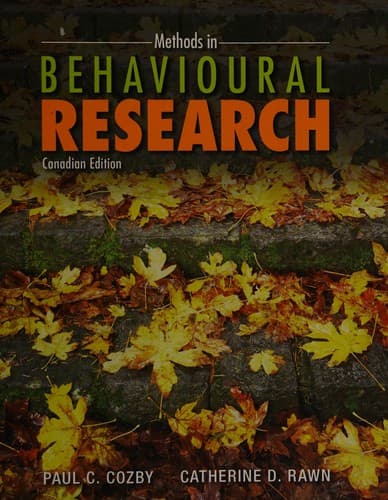 Cover image for Methods in behavioural research