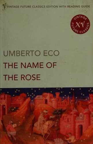 Cover image for The name of the rose