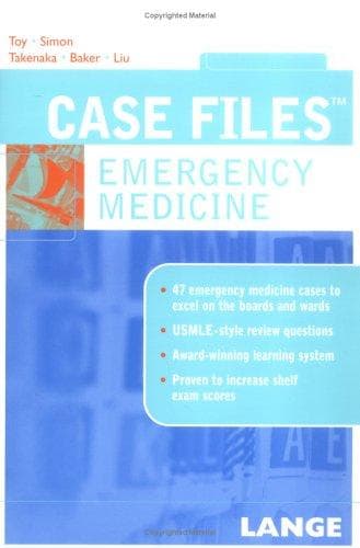 Cover image for Case Files Emergency Medicine (Lange Case Files Series)