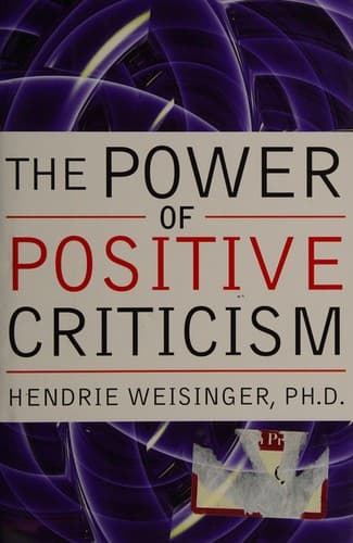 Cover image for The power of positive criticism