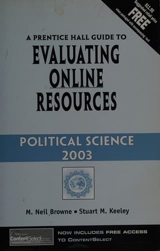 Cover image for A Prentice Hall guide to evaluating online resources