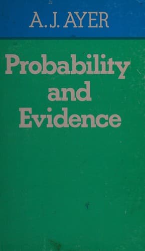 Cover image for Probability and evidence