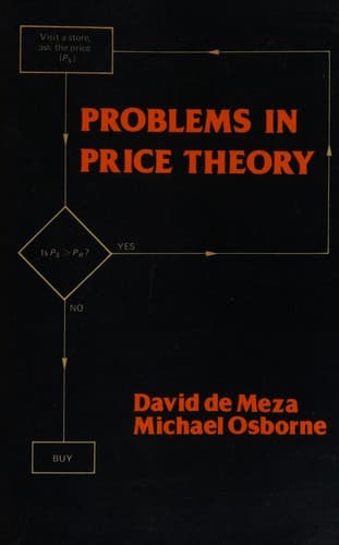 Cover image for Problems in price theory
