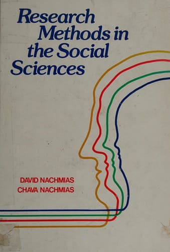 Cover image for Research methods in the social sciences