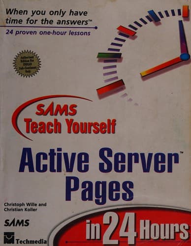 Cover image for Sams teach yourself Active Server Pages in 24 hours
