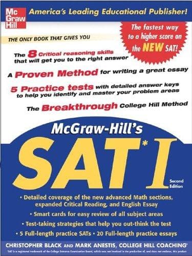 Cover image for McGraw-Hill's SAT I, Second edition (McGraw-Hill's SAT I)