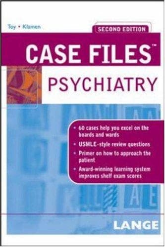 Cover image for Case Files Psychiatry (Lange Case Files)