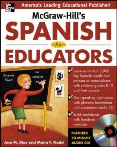 Cover image for McGraw-Hill's Spanish for Educators w/Audio CD