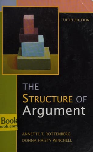 Cover image for The structure of argument