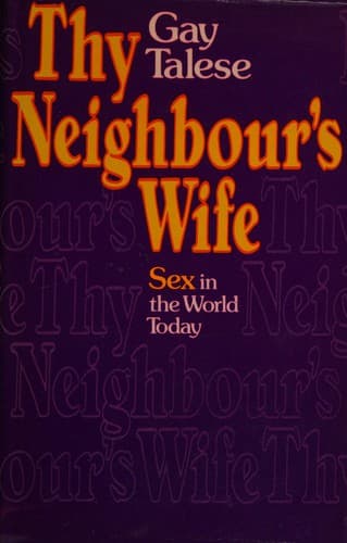 Cover image for Thy neighbor's wife