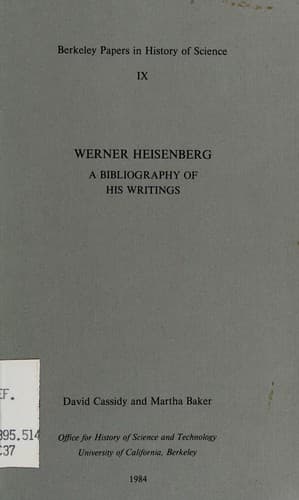Cover image for Werner Heisenberg