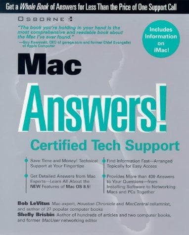 Cover image for Mac Answers! Certified Tech Support