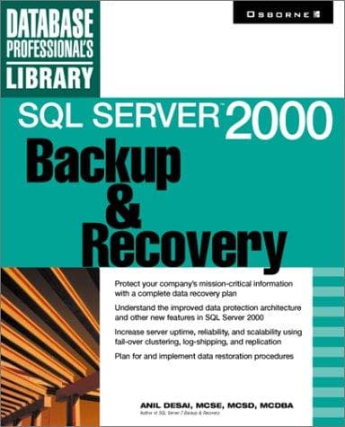 Cover image for SQL Server 2000 Backup and Recovery